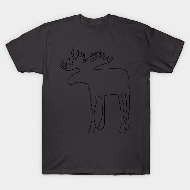 Moose to spot in scandinavia T-Shirt by Aurealis